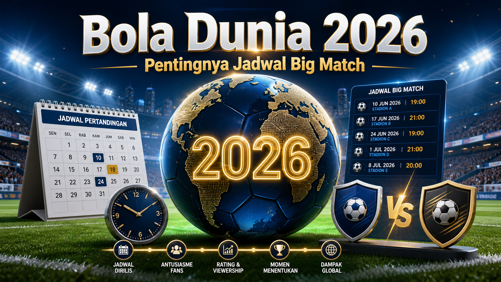 Bola Dunia 2026 dan Pentingnya Jadwal Big Match - bola