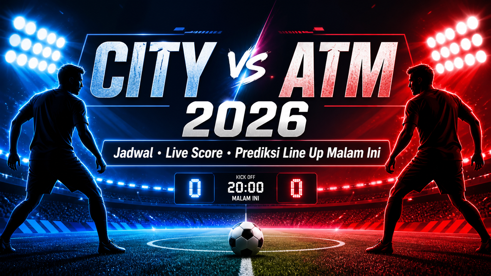 city - City vs ATM 2026: Jadwal, Live Score, dan Prediksi Line Up Malam Ini