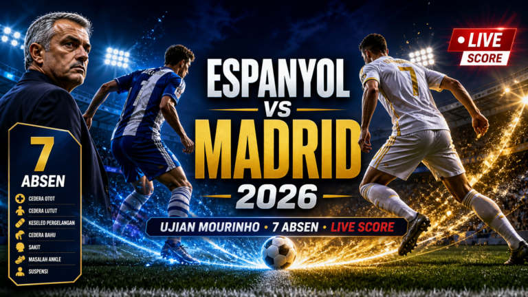 espanyol - Espanyol vs Madrid 2026: Ujian Mourinho, 7 Absen, Live Score