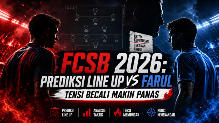fcsb - FCSB 2026: Prediksi Line Up vs Farul, Tensi Becali Makin Panas