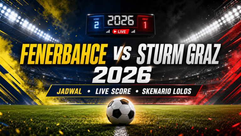 fenerbahce - Fenerbahce vs Sturm Graz 2026: Jadwal, Live Score, Skenario Lolos