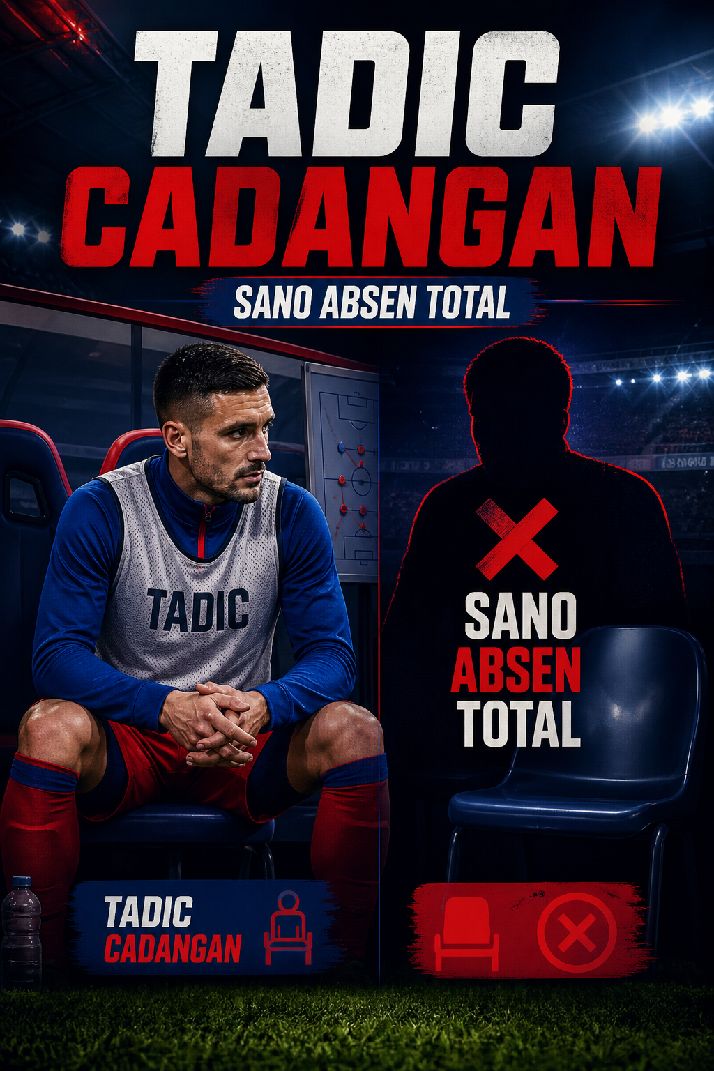 Fokus Utama: Tadic Cadangan, Sano Absen Total - olympiakos