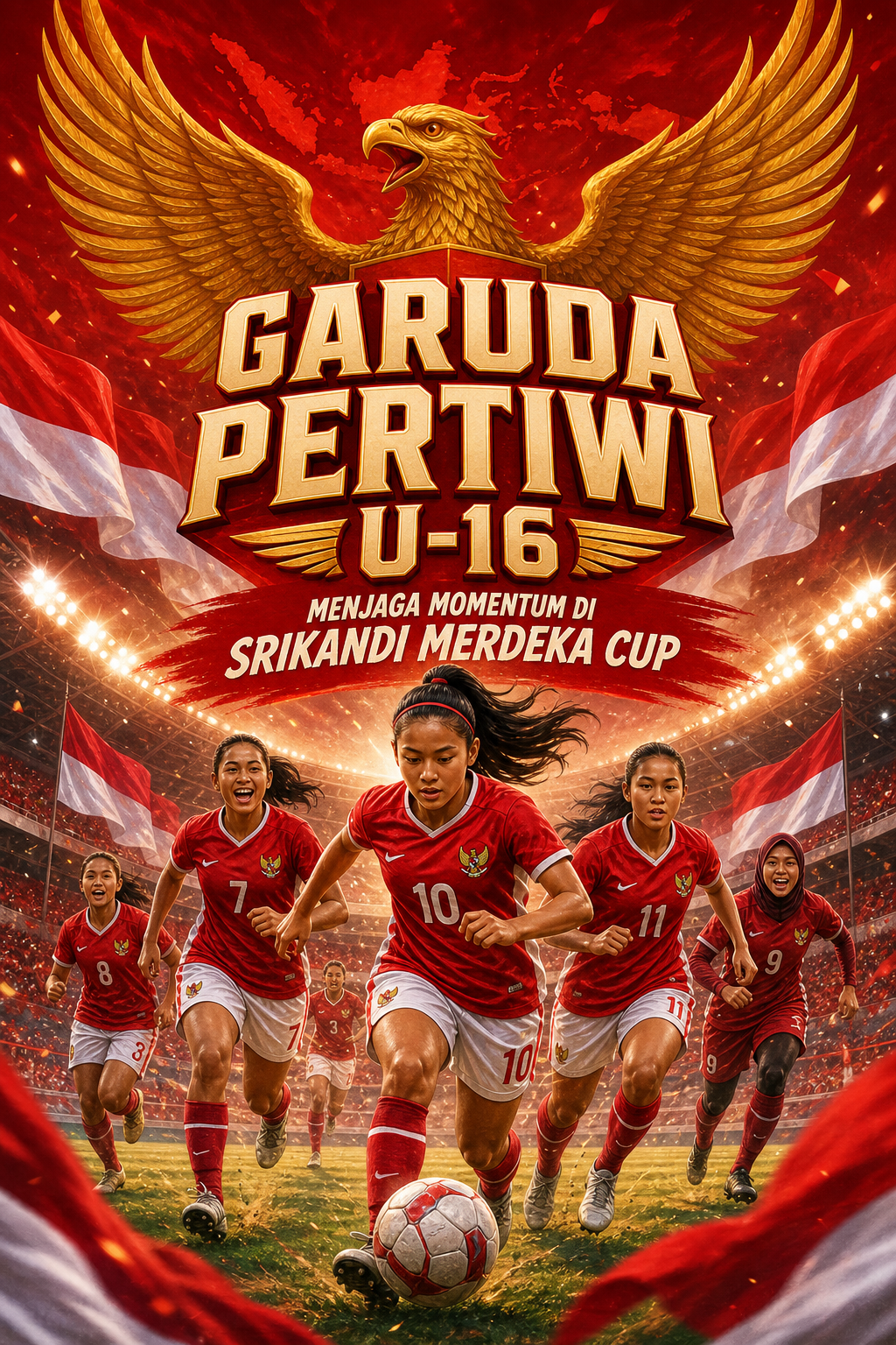 Garuda Pertiwi U-16 Menjaga Momentum di Srikandi Merdeka Cup - merdeka