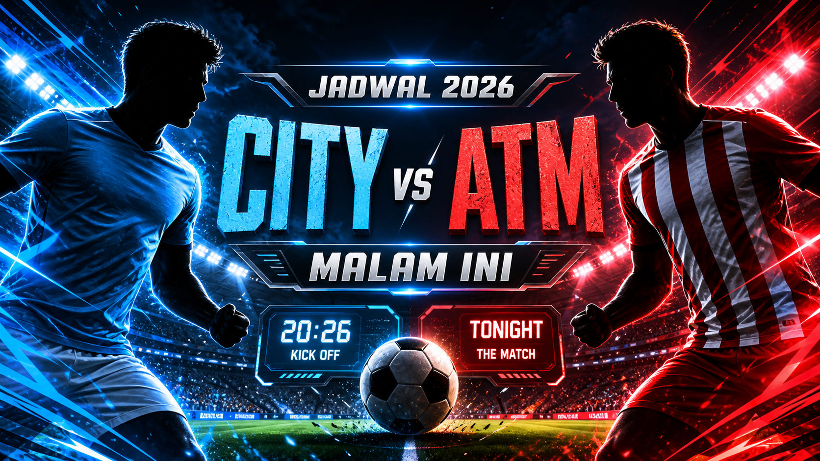 Jadwal City vs ATM 2026 Malam Ini - city