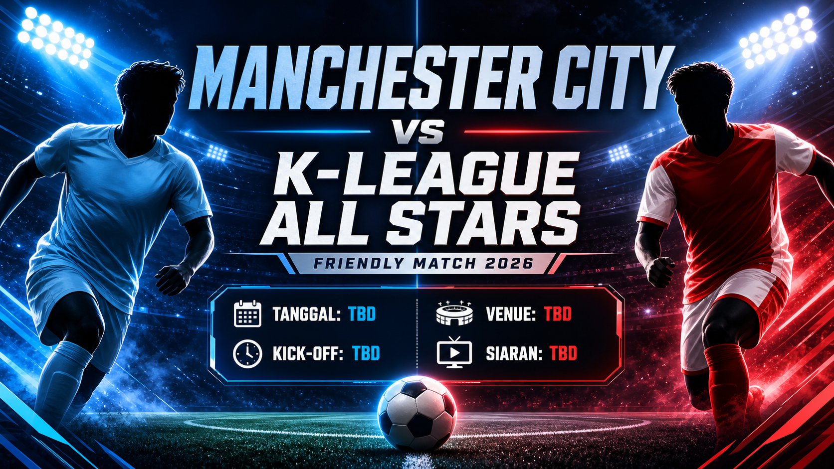 Jadwal Manchester City vs K-League All Stars 2026 - city