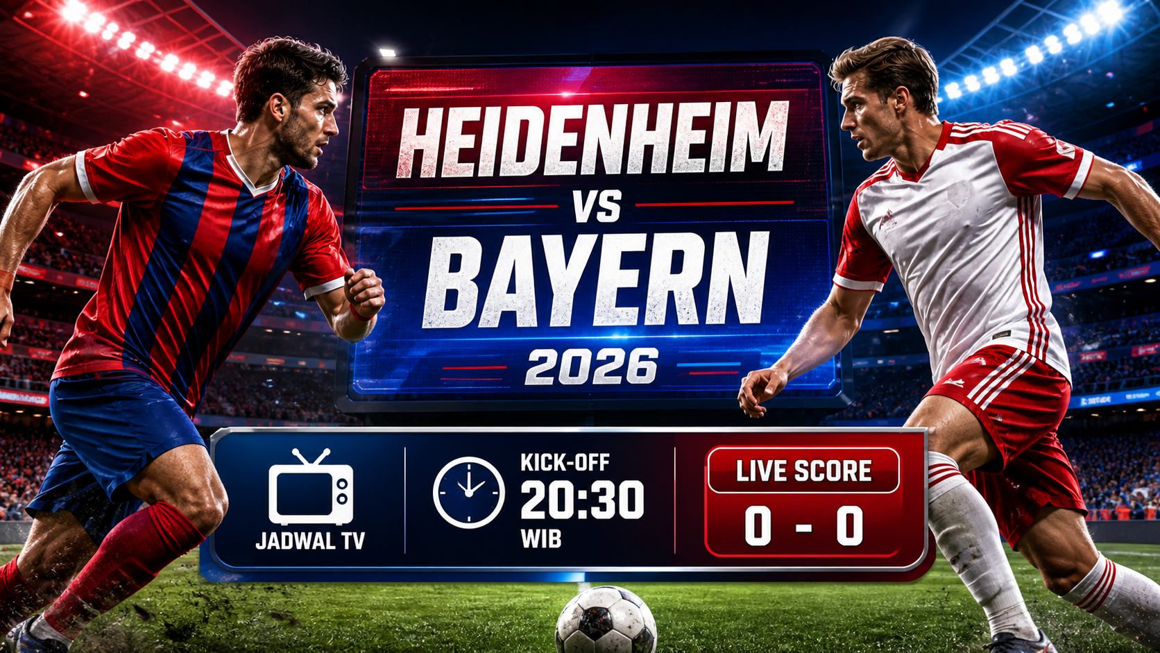 Jadwal TV dan Live Score Heidenheim vs Bayern 2026 - bayern