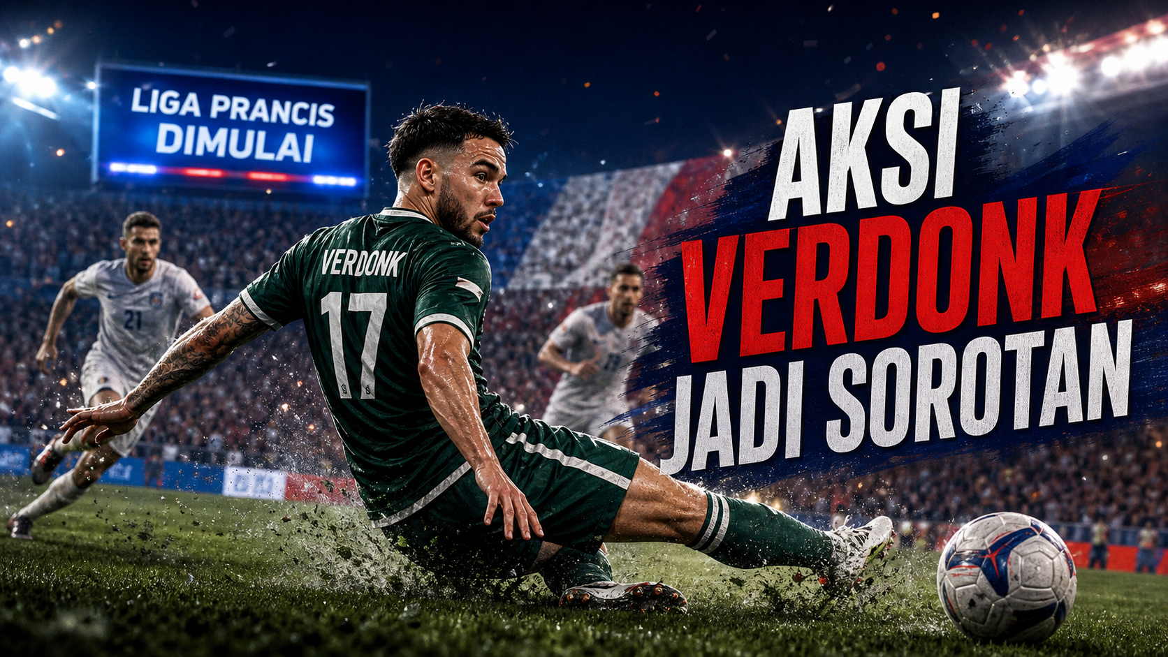Liga Prancis Dimulai, Aksi Verdonk Jadi Sorotan - lille