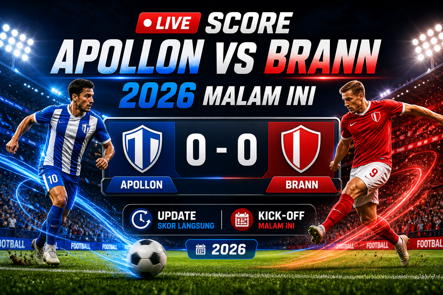 Live Score Apollon vs Brann 2026 Malam Ini - apollon