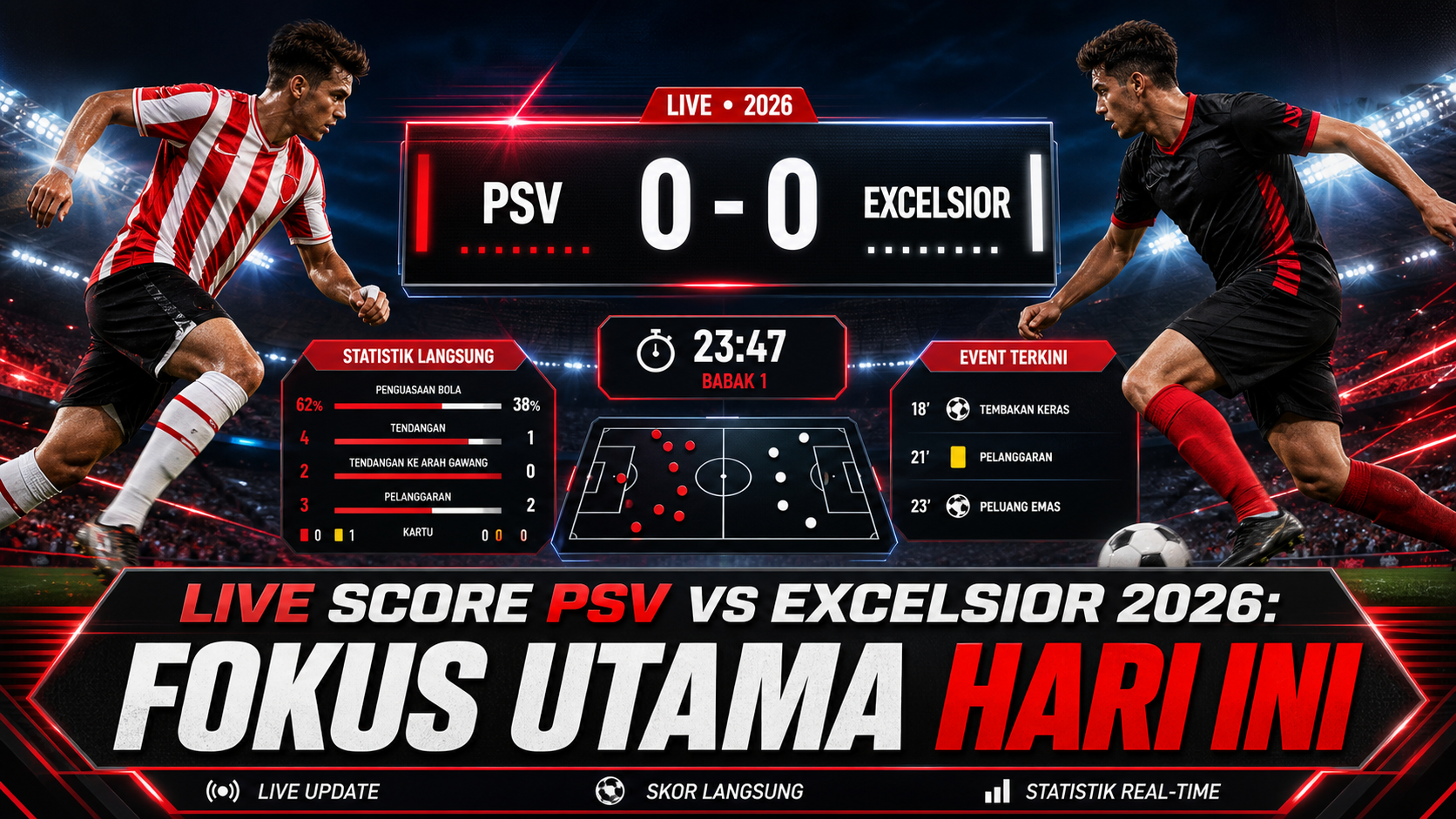 Live Score PSV vs Excelsior 2026: Fokus Utama Hari Ini - psv