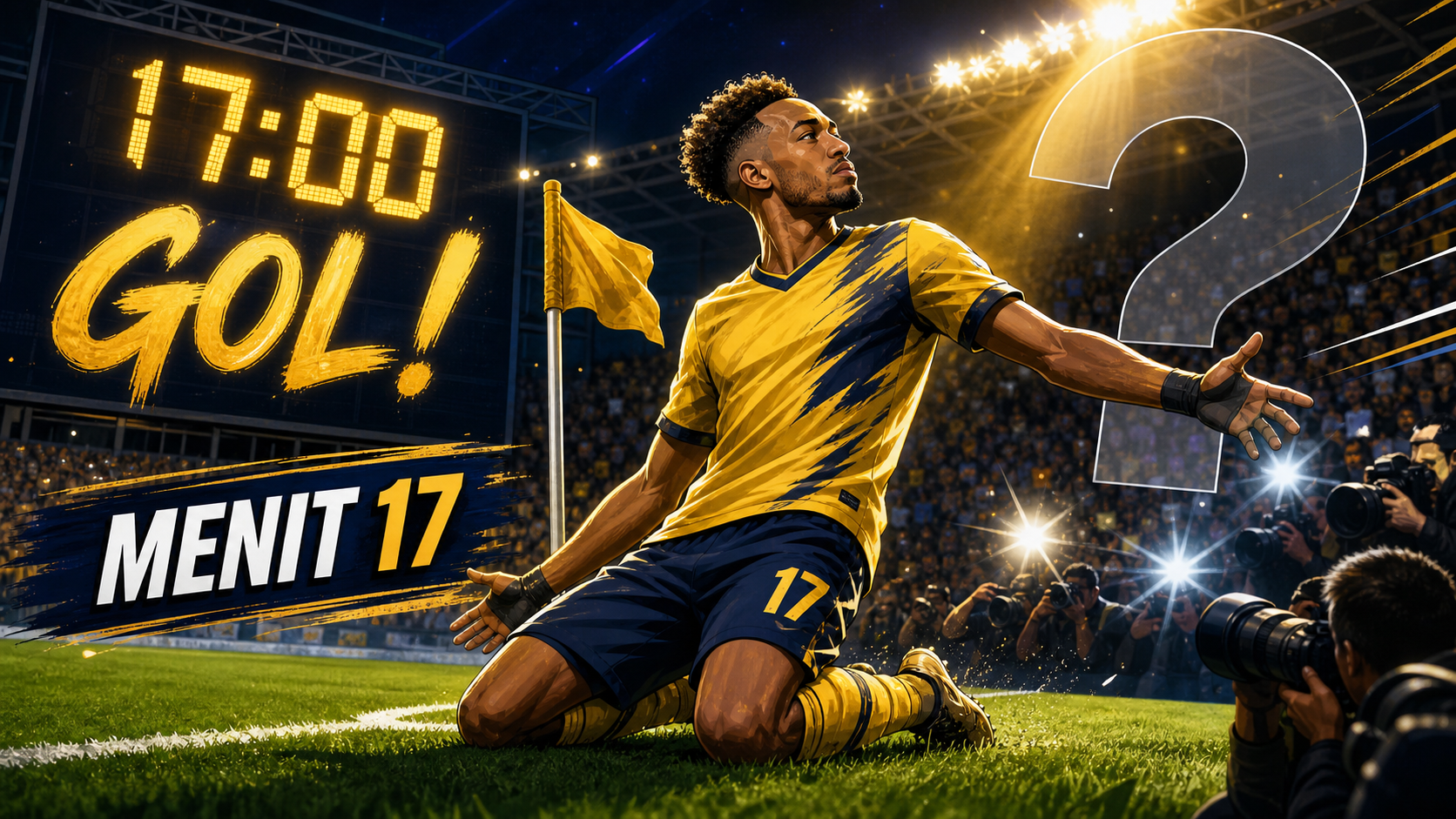 Mengapa Gol Menit 17 Aubameyang Jadi Sorotan? - aubameyang
