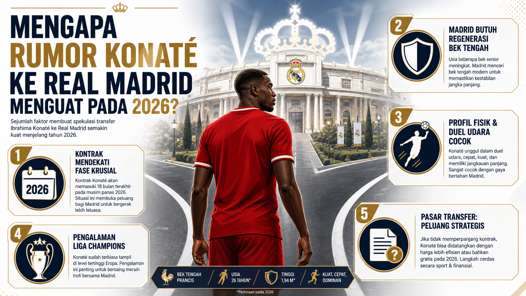 Mengapa Rumor Konaté ke Real Madrid Menguat pada 2026? - konate
