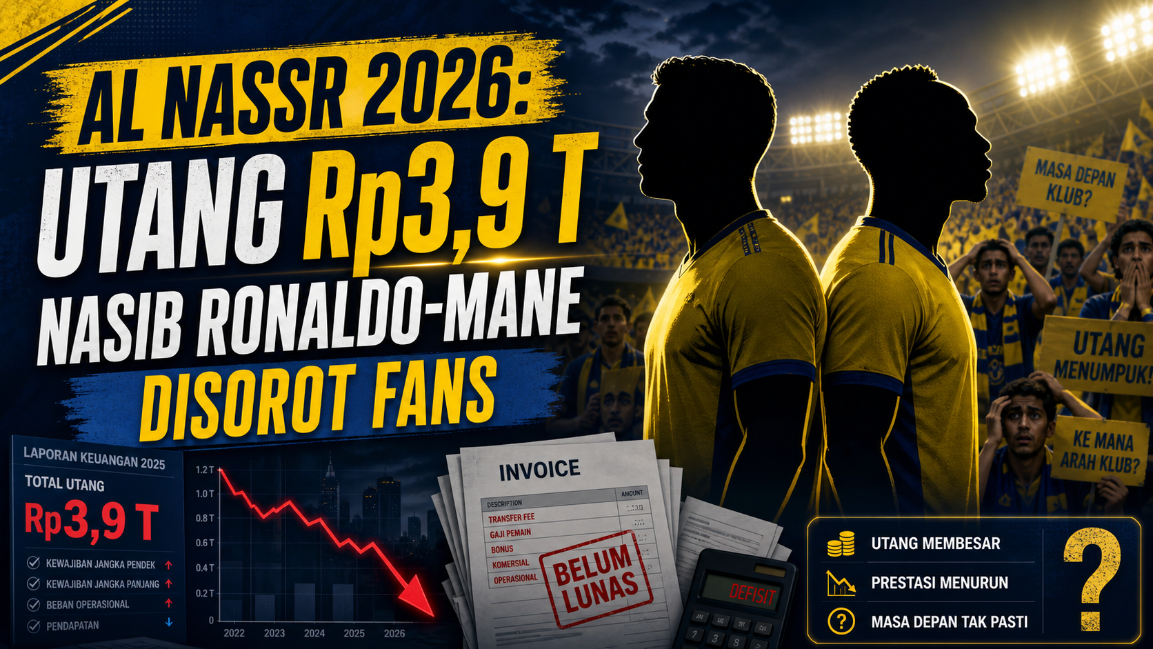 nassr - Al Nassr 2026: Utang Rp3,9 T, Nasib Ronaldo-Mane Disorot Fans