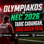 olympiakos - Olympiakos vs NEC 2026: Tadic Cadangan, Sano Absen Total