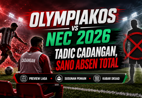 olympiakos - Olympiakos vs NEC 2026: Tadic Cadangan, Sano Absen Total