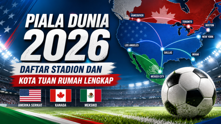 piala - Piala Dunia 2026: Daftar Stadion dan Kota Tuan Rumah Lengkap