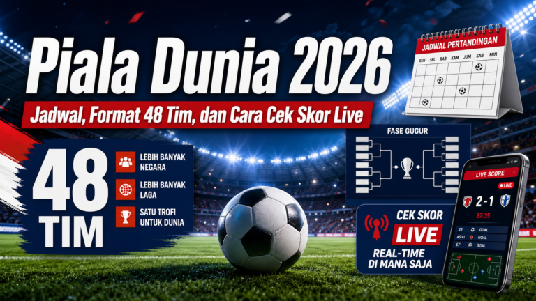 piala - Piala Dunia 2026: Jadwal, Format 48 Tim, dan Cara Cek Skor Live