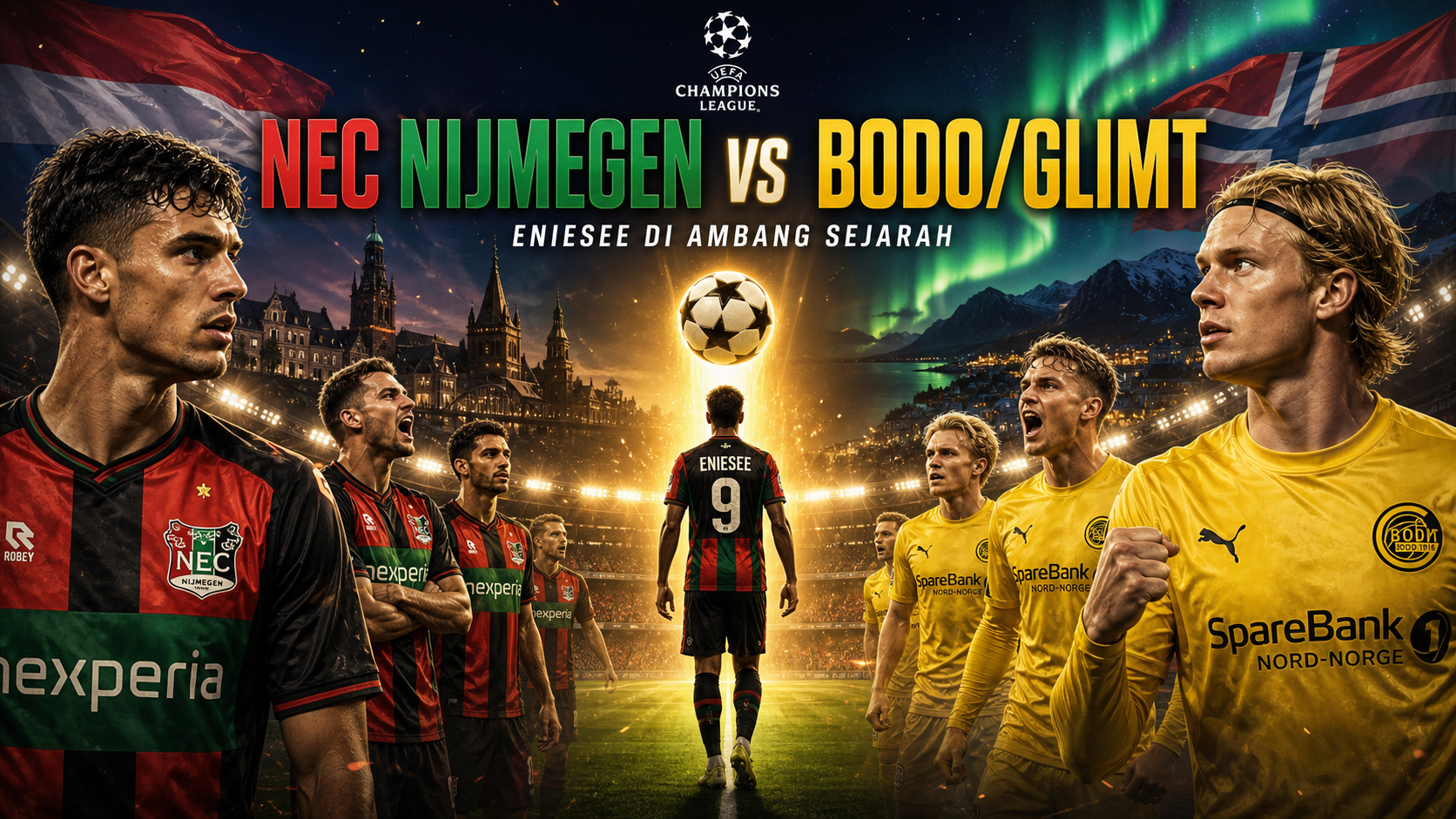 Preview Kualifikasi Liga Champions: NEC Nijmegen vs Bodo/Glimt, Eniesee di Ambang Sejarah - nec