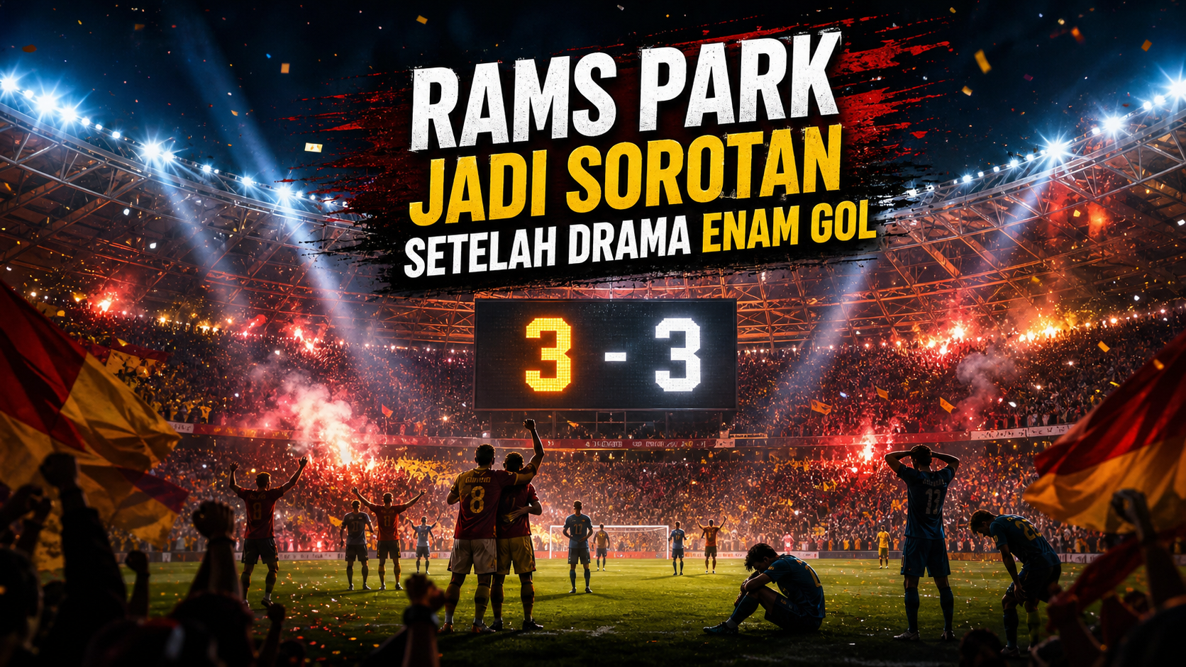 Rams Park Jadi Sorotan Setelah Drama Enam Gol - galatasaray
