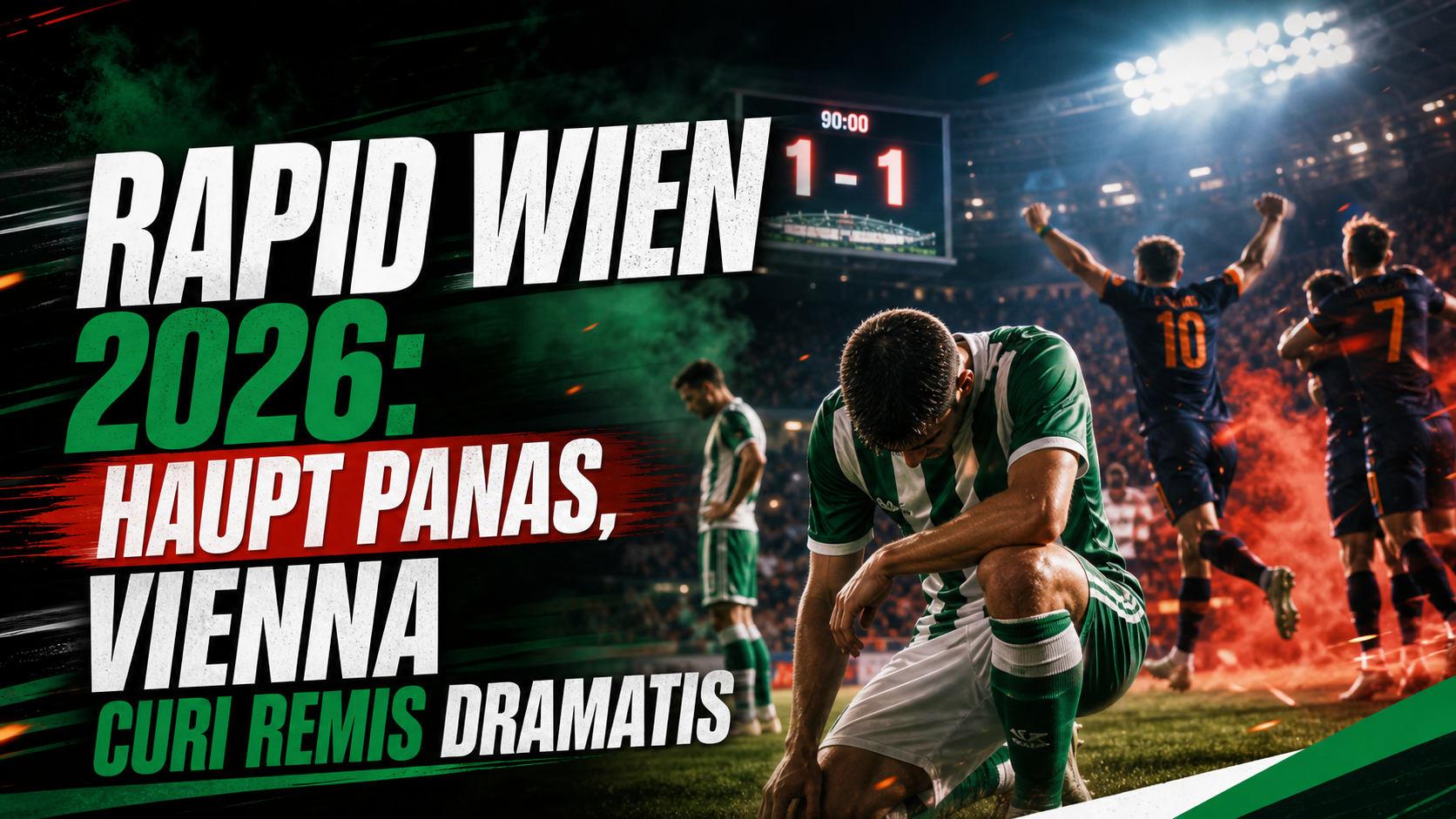 rapid - Rapid Wien 2026: Haupt Panas, Vienna Curi Remis Dramatis