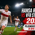 stuttgart - Hansa Rostock vs VfB Stuttgart 2026: Pejcinovic Hattrick di DFB-Pokal