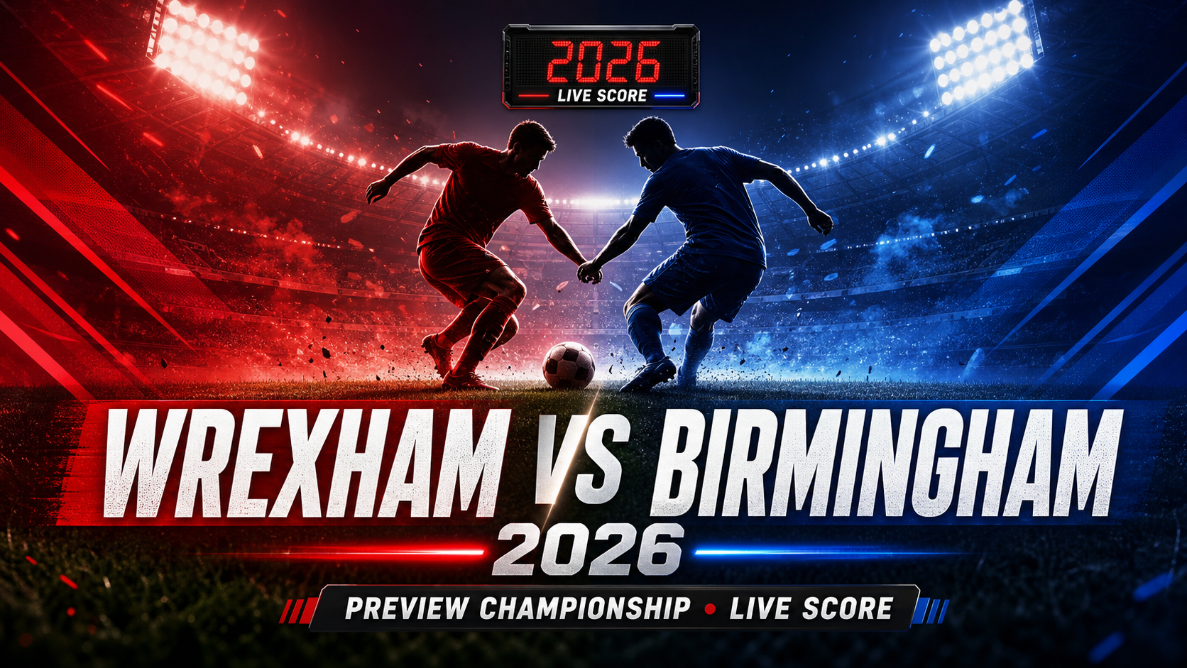 wrexham - Wrexham vs Birmingham 2026: Preview Championship, Live Score