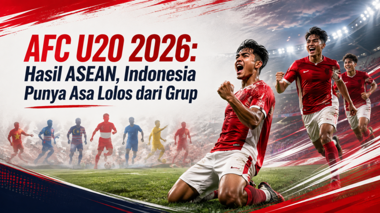 afc - AFC U20 2026: Hasil ASEAN, Indonesia Punya Asa Lolos dari Grup