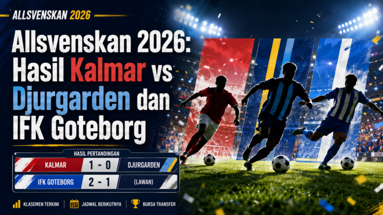allsvenskan - Allsvenskan 2026: Hasil Kalmar vs Djurgarden dan IFK Goteborg