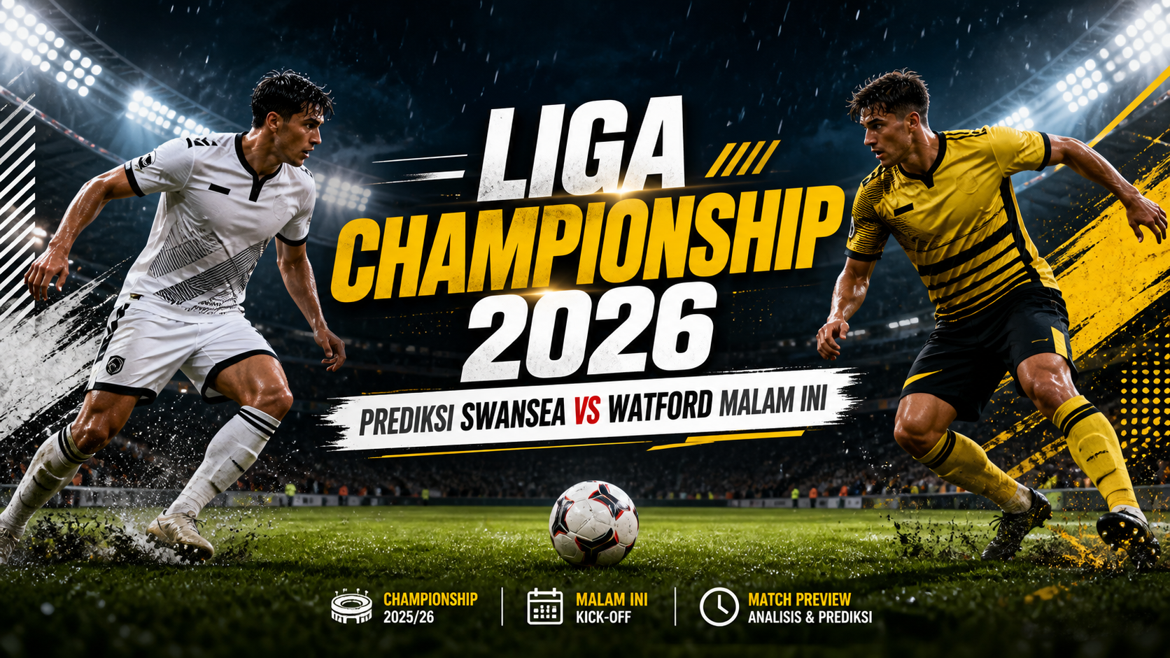 championship - Liga Championship 2026: Prediksi Swansea vs Watford Malam Ini