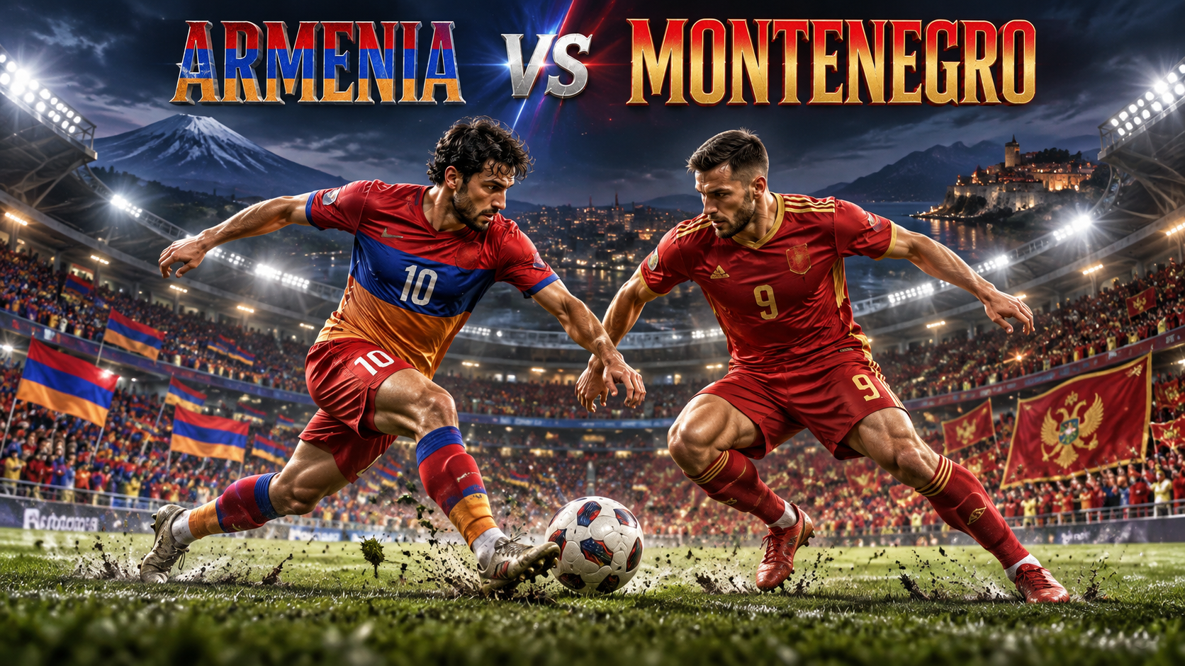 Gambaran Pertandingan Armenia vs Montenegro - armenia