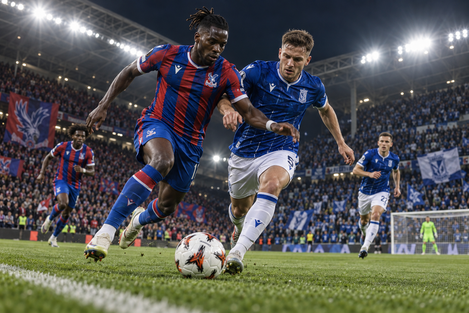 Gambaran Pertandingan Crystal Palace vs Lech Poznan - uel