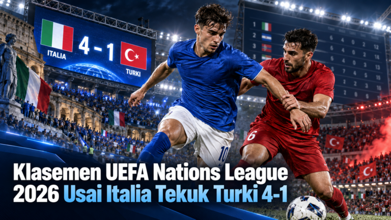 italia - Klasemen UEFA Nations League 2026 Usai Italia Tekuk Turki 4-1