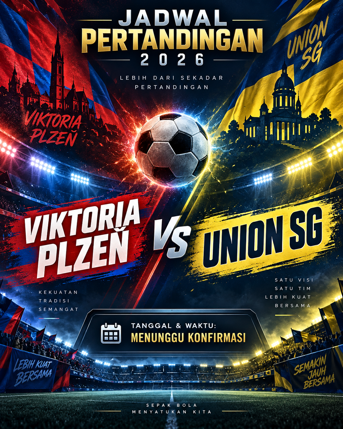 Jadwal Viktoria Plzen vs Union SG 2026 - plzen
