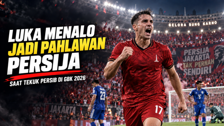 menalo - Luka Menalo Jadi Pahlawan Persija saat Tekuk Persib di GBK 2026