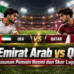 qatar - Uni Emirat Arab vs Qatar: Susunan Pemain Resmi dan Skor Laga