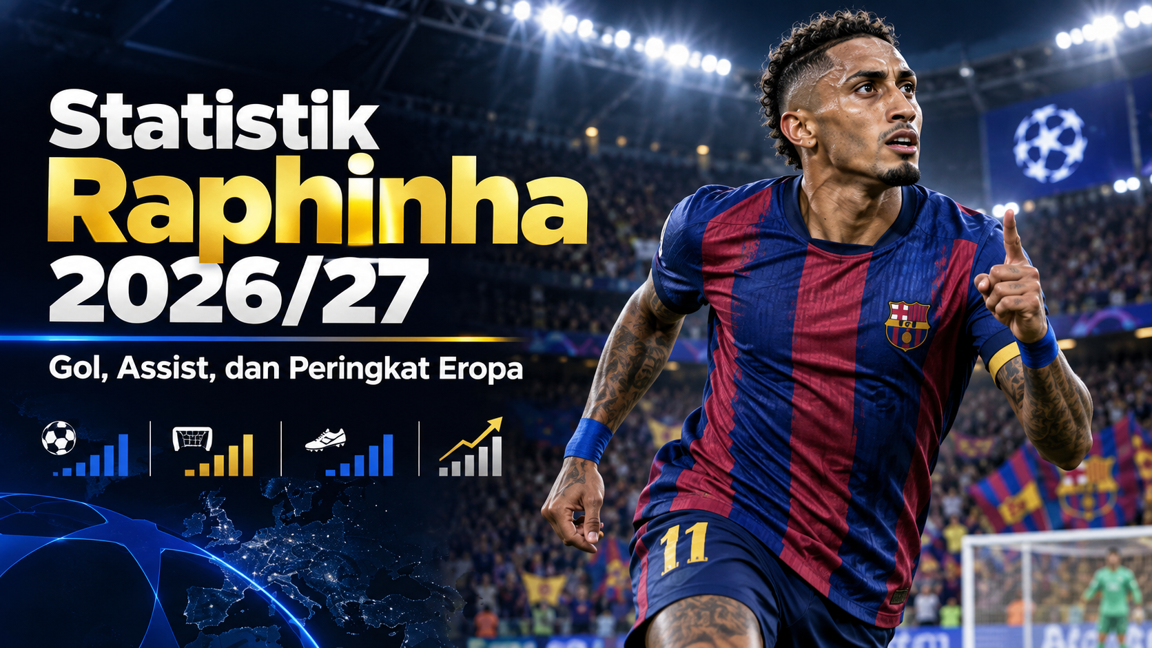 raphinha - Statistik Raphinha 2026/27: Gol, Assist, dan Peringkat Eropa
