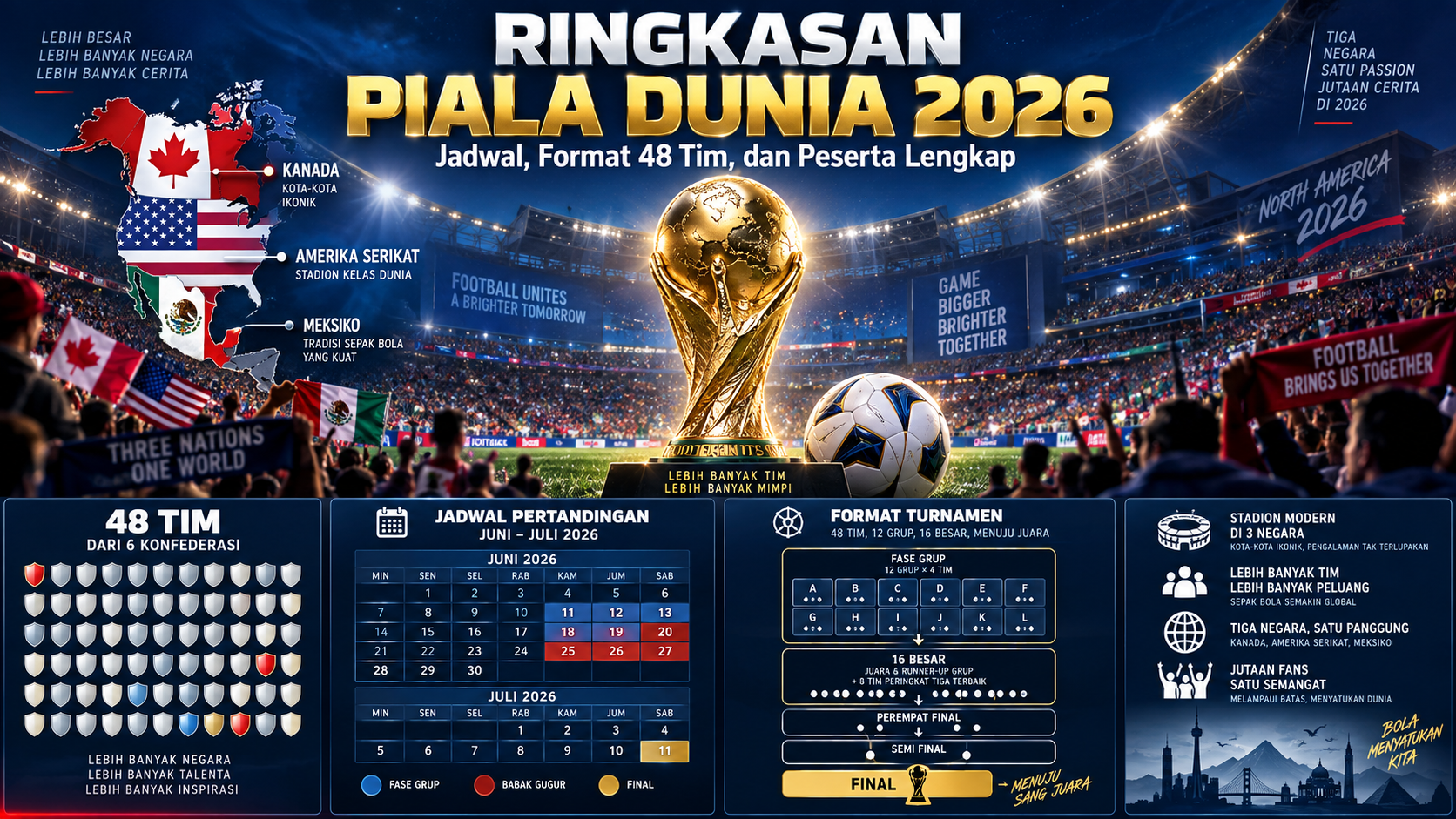 Ringkasan Piala Dunia 2026 - piala