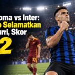 roma - Hasil Roma vs Inter: Lautaro Selamatkan Nerazzurri, Skor 2-2