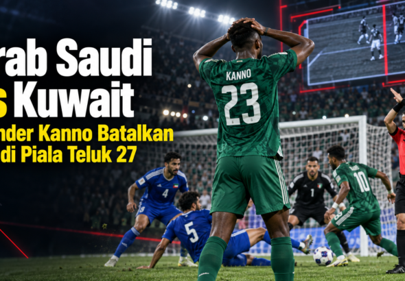 saudi - Arab Saudi vs Kuwait: Blunder Kanno Batalkan Gol di Piala Teluk 27
