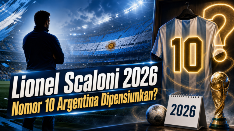 scaloni - Lionel Scaloni 2026: Nomor 10 Argentina Dipensiunkan?
