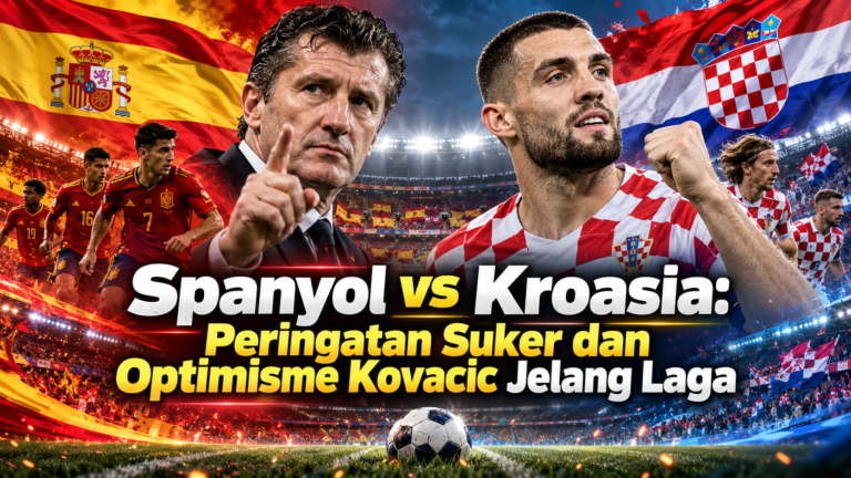spanyol - Spanyol vs Kroasia: Peringatan Suker dan Optimisme Kovacic Jelang Laga