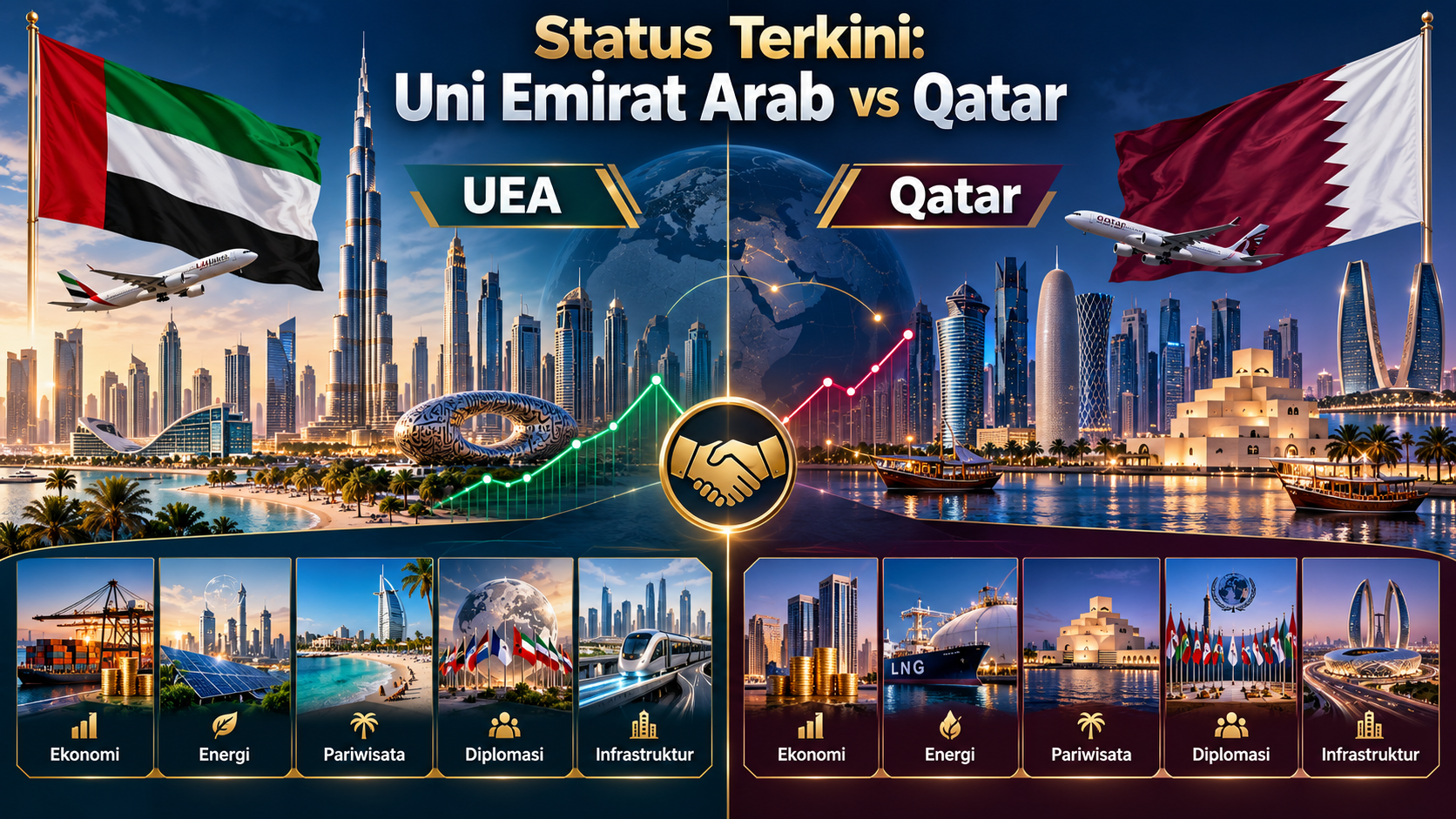 Status Terkini Uni Emirat Arab vs Qatar - qatar