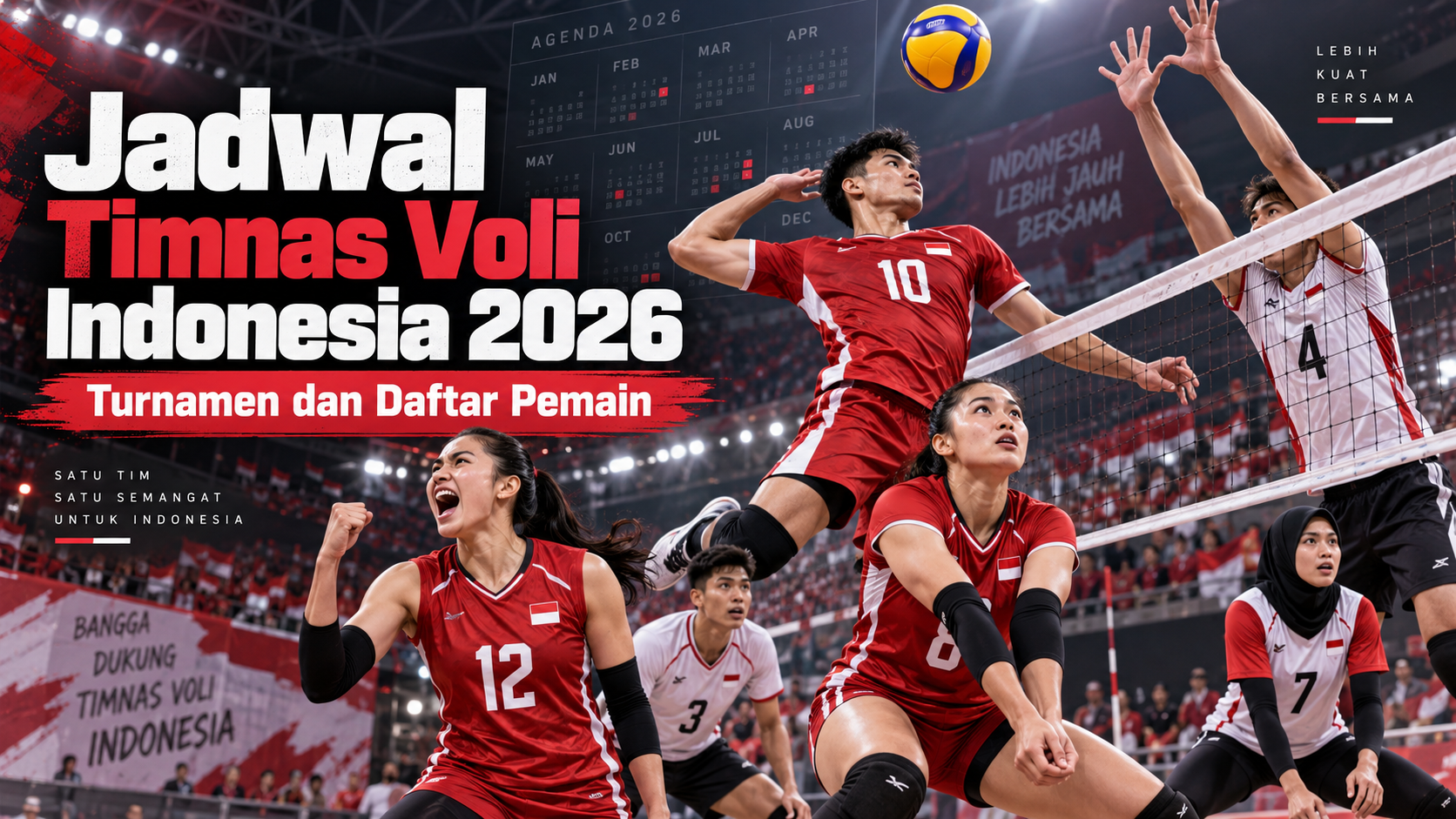 voli - Jadwal Timnas Voli Indonesia 2026: Turnamen dan Daftar Pemain