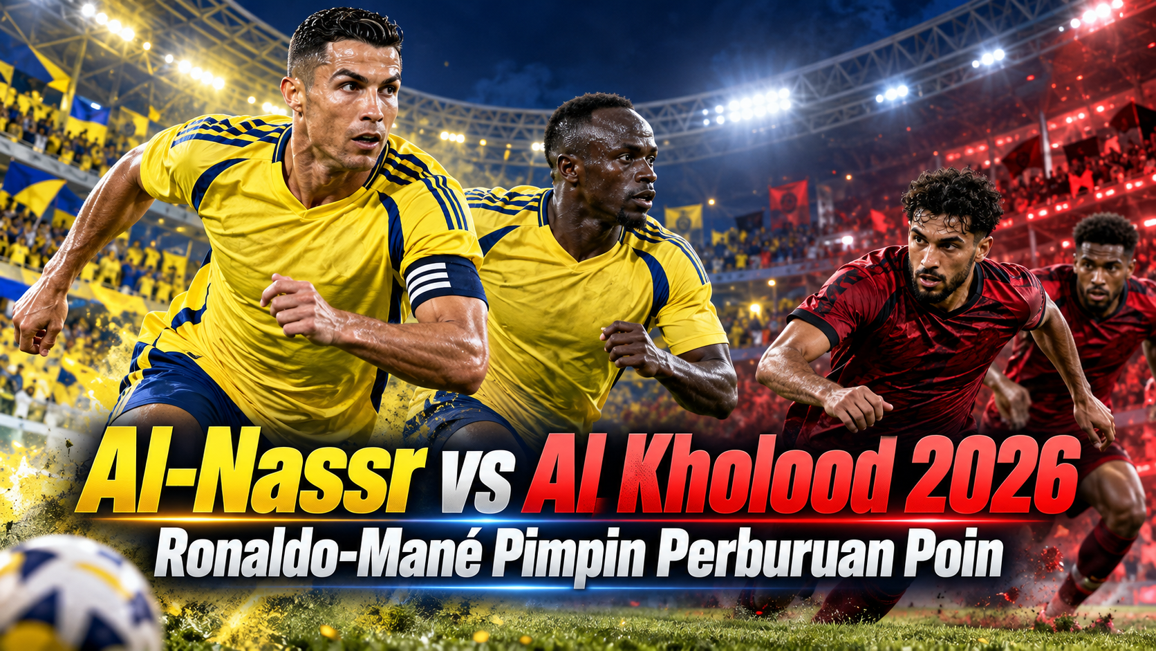 al-nassr - Al-Nassr vs Al Kholood 2026: Ronaldo-Mane Pimpin Perburuan Poin