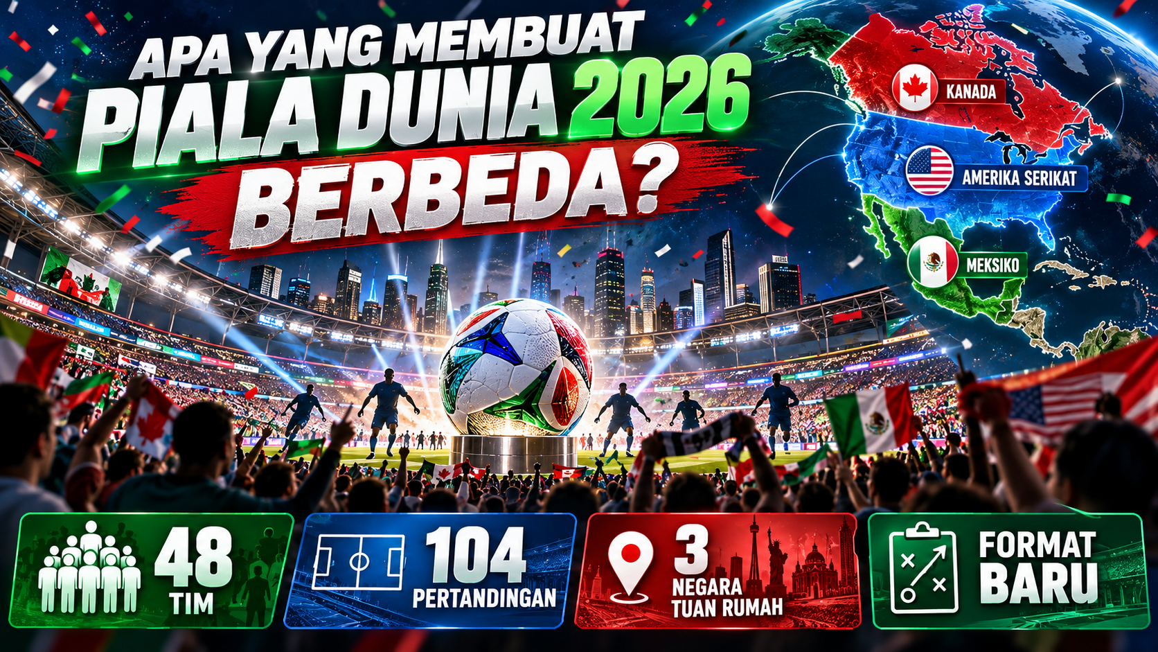 Apa yang Membuat Piala Dunia 2026 Berbeda? - piala