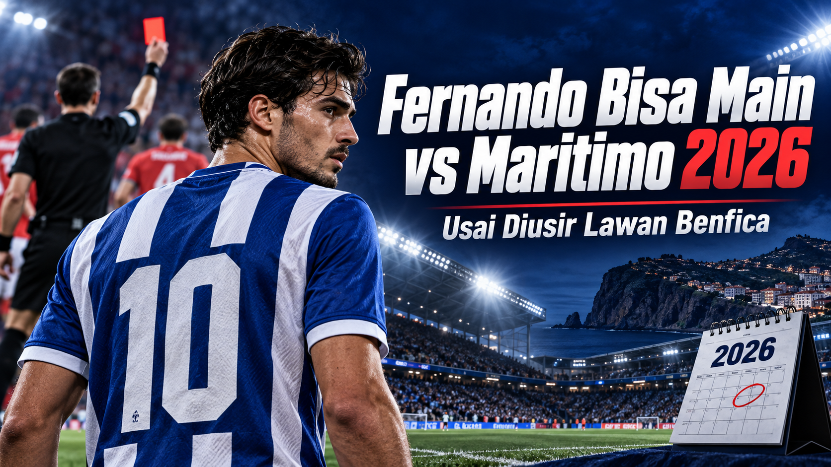 benfica - Fernando Bisa Main vs Maritimo 2026 usai Diusir Lawan Benfica
