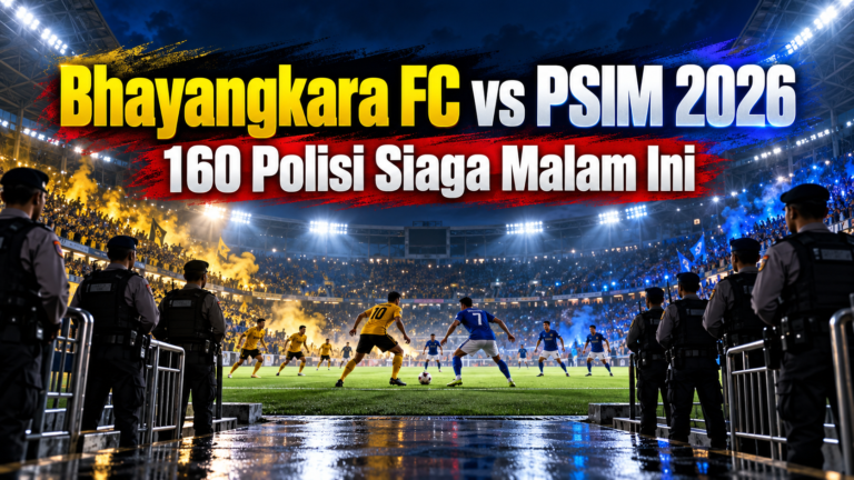 bhayangkara - Bhayangkara FC vs PSIM 2026: 160 Polisi Siaga Malam Ini