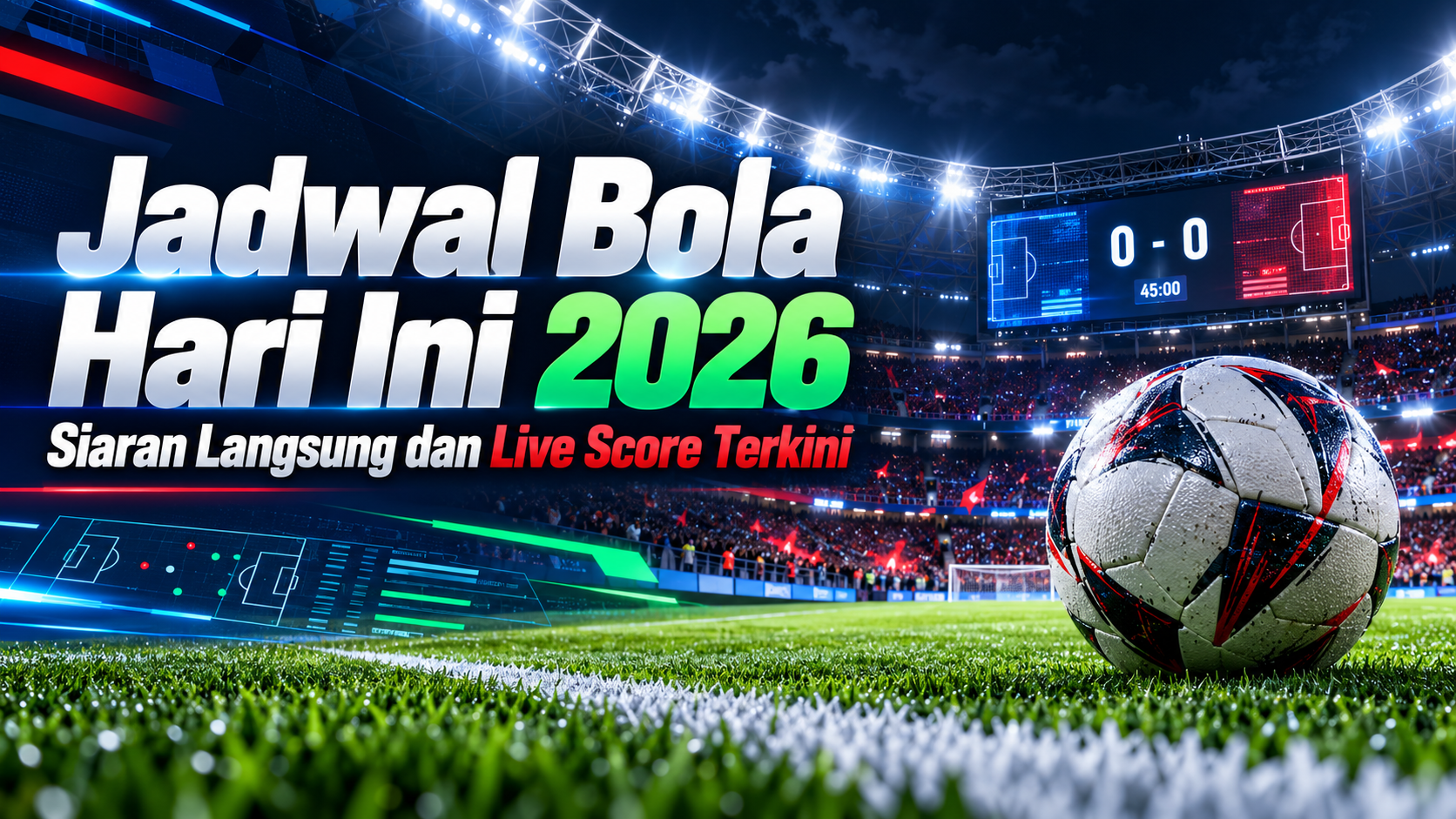bola - Jadwal Bola Hari Ini 2026: Siaran Langsung dan Live Score Terkini