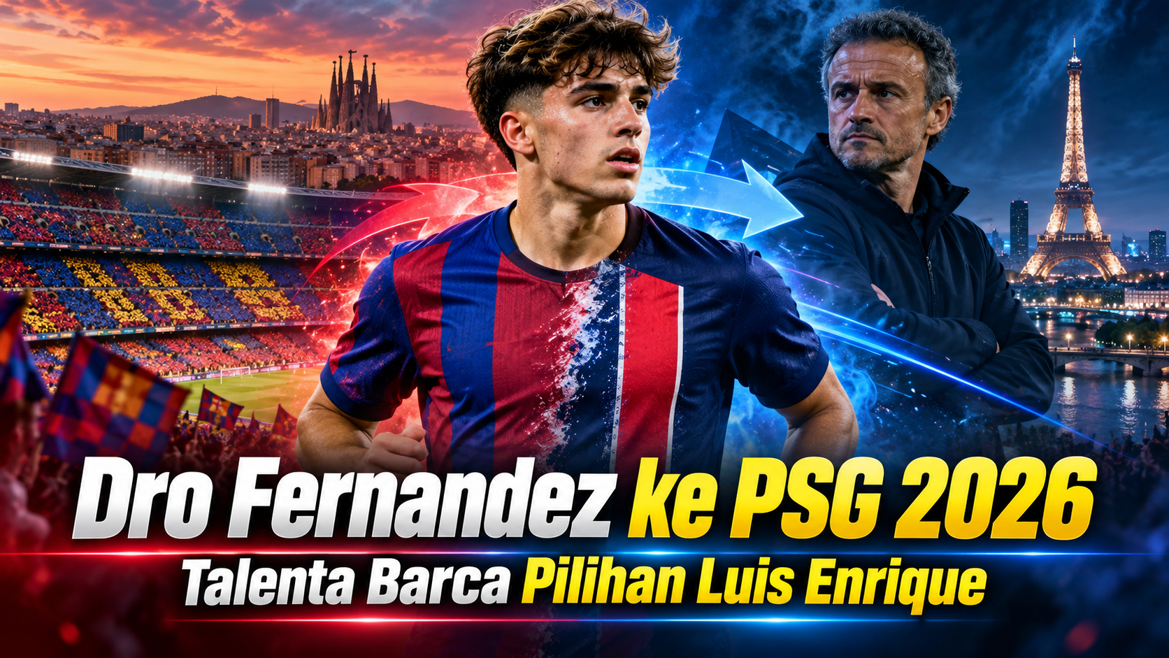 dro - Dro Fernandez ke PSG 2026: Talenta Barca Pilihan Luis Enrique