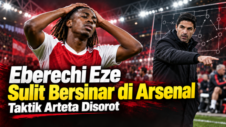 eze - Eberechi Eze Sulit Bersinar di Arsenal, Taktik Arteta Disorot