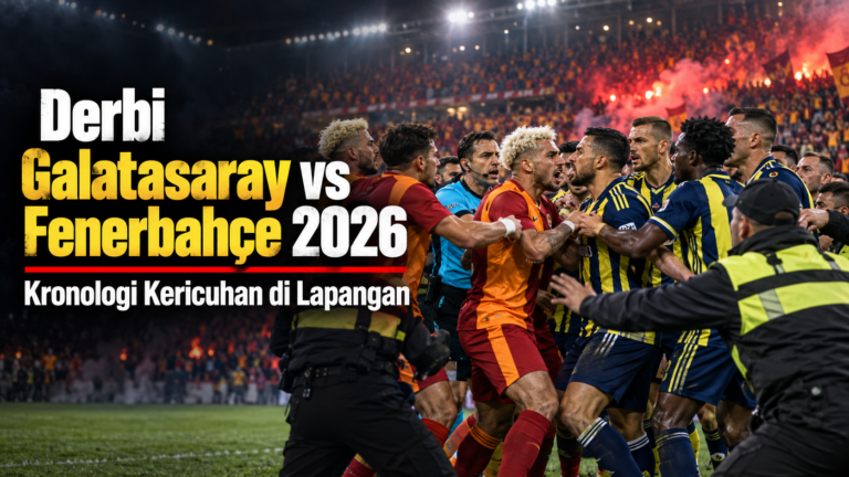 galatasaray - Derbi Galatasaray vs FenerbahÃ§e 2026: Kronologi Kericuhan di Lapangan
